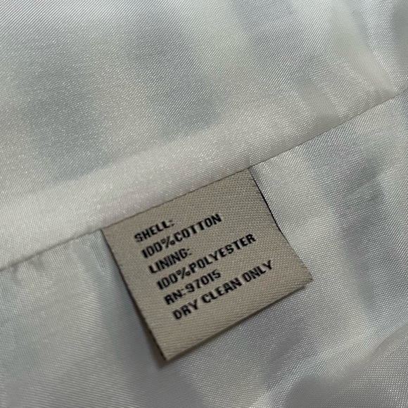 ⭐️Sharagano navy blue and off-white striped blazer - Picture 10 of 11